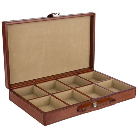 Leather Cufflinks Box
